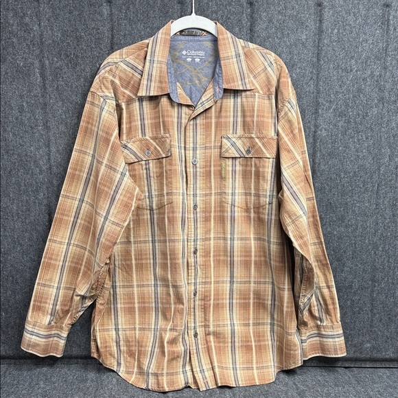 Columbia Other - Columbia Tan and Brown Plaid Shirt